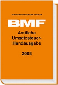Abbildung von: Amtliche Umsatzsteuer-Handausgabe 2008 - Boorberg