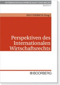 Cover: Perspektiven des Internationalen Wirtschaftsrechts - Boorberg