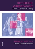 Cover: Historische Anthropologie - B&ouml;hlau