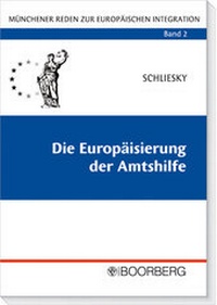 Abbildung von: Die Europäisierung der Amtshilfe - Boorberg