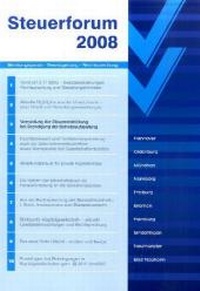 Abbildung von: Vermeidung der Steuerentstrickung bei Beendigung der Betriebsspaltung. Steuerforum 2008 - Boorberg