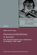 Cover: Gemeinschaftsdenken in Europa - B&ouml;hlau