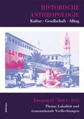 Cover: Historische Anthropologie - B&ouml;hlau