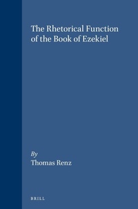 Enlarge image Cover: The Rhetorical Function of the Book of Ezekiel - Brill