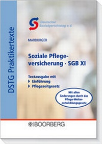 Abbildung von: Soziale Pflegeversicherung (SGB XI) - Boorberg