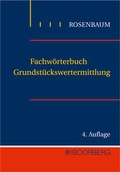 Cover: Fachw&ouml;rterbuch Grundst&uuml;ckswertermittlung - Boorberg