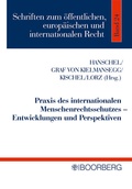 Cover: Praxis des internationalen Menschenrechtsschutzes - Entwicklungen und Perspektiven - Boorberg