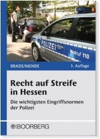 Abbildung von: Recht auf Streife in Hessen - Boorberg
