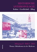 Cover: Historische Anthropologie - B&ouml;hlau