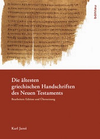Abbildung von: Die ältesten griechischen Handschriften des Neuen Testaments - Böhlau