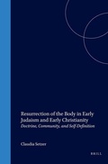 Cover: Resurrection of the Body in Early Judaism and Early Christianity - Brill