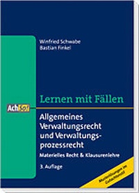Abbildung von: Allgemeines Verwaltungsrecht und Verwaltungsprozessrecht - Boorberg