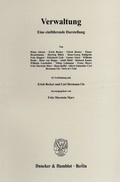 Cover: Verwaltung. - Duncker & Humblot