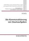 Cover: Kommunalisierung von Staatsaufgaben - Boorberg
