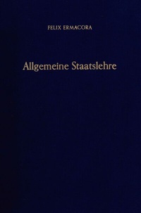 Abbildung von: Allgemeine Staatslehre. - Duncker & Humblot