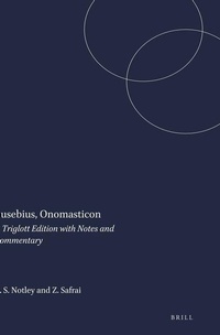 Enlarge image Cover: Eusebius, Onomasticon - Brill