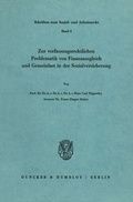 Cover: Zur verfassungsrechtlichen Problematik von Finanzausgleich und Gemeinlast in der Sozialversicherung. - Duncker & Humblot