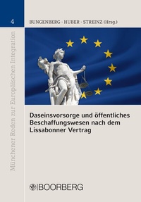 Abbildung von: Daseinsvorsorge und öffentliches Beschaffungswesen nach dem Lissabonner Vertrag - Boorberg