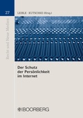 Cover: Der Schutz der Pers&ouml;nlichkeit im Internet - Boorberg