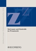 Cover: Vertrauen und Kontrolle im Privatrecht - Boorberg