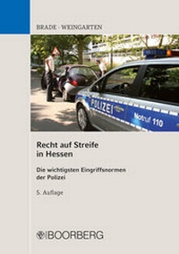 Abbildung von: Recht auf Streife in Hessen - Boorberg