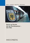 Cover: Recht auf Streife bei der Bundespolizei - Die F&auml;lle - Boorberg