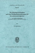 Abbildung von: Die Schiedsgerichtsbarkeit nach dem Weltbankübereinkommen für Investitionsstreitigkeiten - Duncker & Humblot