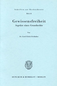 Abbildung von: Gewissensfreiheit. - Duncker & Humblot