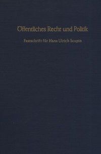 Abbildung von: Öffentliches Recht und Politik. - Duncker & Humblot