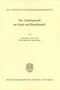 Cover: Der Ausleseproze&szlig; im Gro&szlig;- und Einzelhandel. - Duncker & Humblot