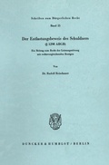 Bild: Der Entlastungsbeweis des Schuldners (§ 1298 ABGB). - Duncker & Humblot