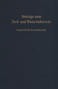 Abbildung von: Beiträge zum Zivil- und Wirtschaftsrecht. - Duncker & Humblot