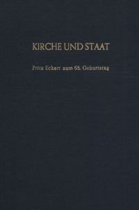 Abbildung von: Kirche und Staat. - Duncker & Humblot