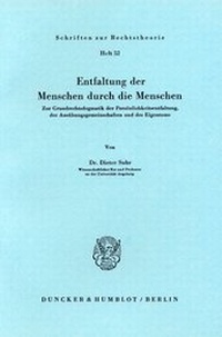 Abbildung von: Entfaltung der Menschen durch die Menschen. - Duncker & Humblot