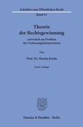 Cover: Theorie der Rechtsgewinnung - Duncker & Humblot