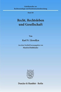 Enlarge image Cover: Recht, Rechtsleben und Gesellschaft. - Duncker & Humblot