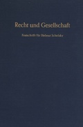 Cover: Recht und Gesellschaft. - Duncker & Humblot