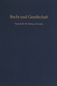 Enlarge image Cover: Recht und Gesellschaft. - Duncker & Humblot