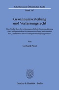 Bild: Gewinnumverteilung und Verfassungsrecht. - Duncker & Humblot