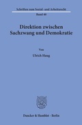 Cover: Direktion zwischen Sachzwang und Demokratie. - Duncker & Humblot