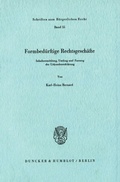 Bild: Formbed&uuml;rftige Rechtsgesch&auml;fte. - Duncker & Humblot