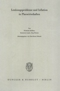 Cover: Lenkungsprobleme und Inflation in Planwirtschaften. - Duncker & Humblot
