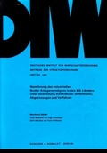 Cover: Berechnung des Industriellen Anlageverm&ouml;gens in den EG-L&auml;ndern unter Anwendung einheitlicher Definitionen, Abgrenzungen und Verfahren. - Duncker & Humblot