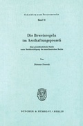 Cover: Die Beweisregeln im Arzthaftungsproze&szlig;. - Duncker & Humblot