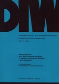 Cover: Wohnungsbau und Wohnungsversorgung in beiden deutschen Staaten - - Duncker & Humblot
