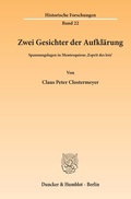 Cover: Zwei Gesichter der Aufkl&auml;rung. - Duncker & Humblot