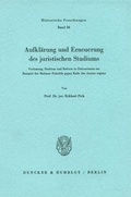 Cover: Aufkl&auml;rung und Erneuerung des juristischen Studiums. - Duncker & Humblot