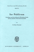 Cover: Ius Publicum. - Duncker & Humblot