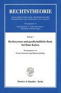 Cover: Rechtssystem und gesellschaftliche Basis bei Hans Kelsen. - Duncker & Humblot