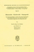 Bild: Elternrecht - Kinderwohl - Staatsgewalt. - Duncker & Humblot